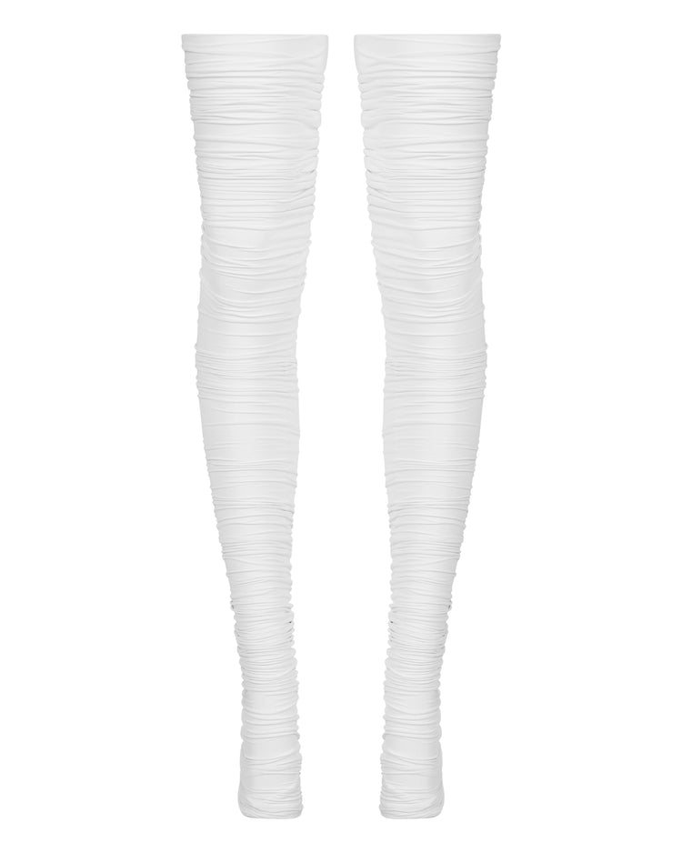 THIGH HIGH SWIM SOCK // SNOW