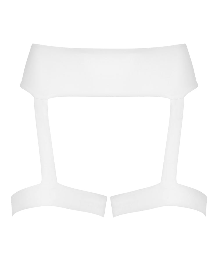 SOFT SWIM GARTER // SNOW