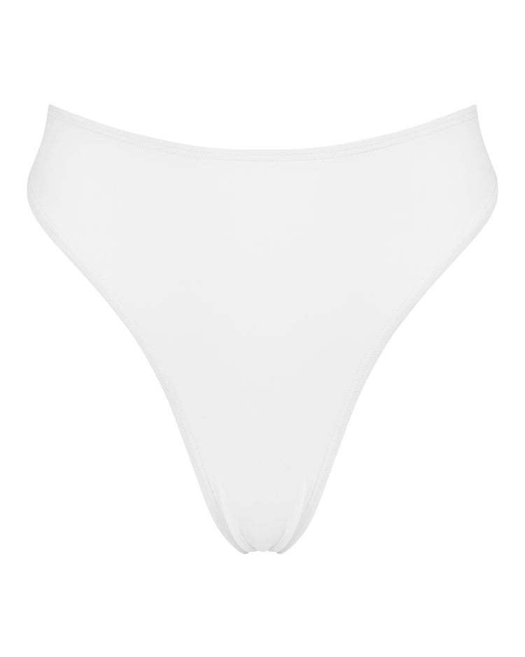 HIGH CUT THONG // SNOW