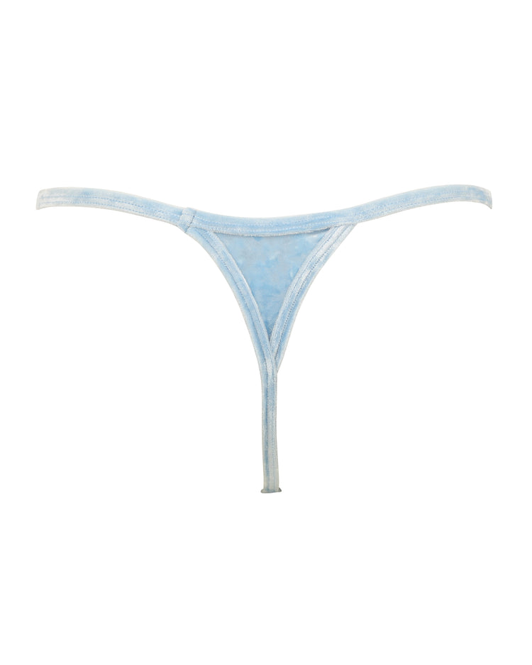 CRUSH TRIANGLE THONG // TWINKLE BLUE