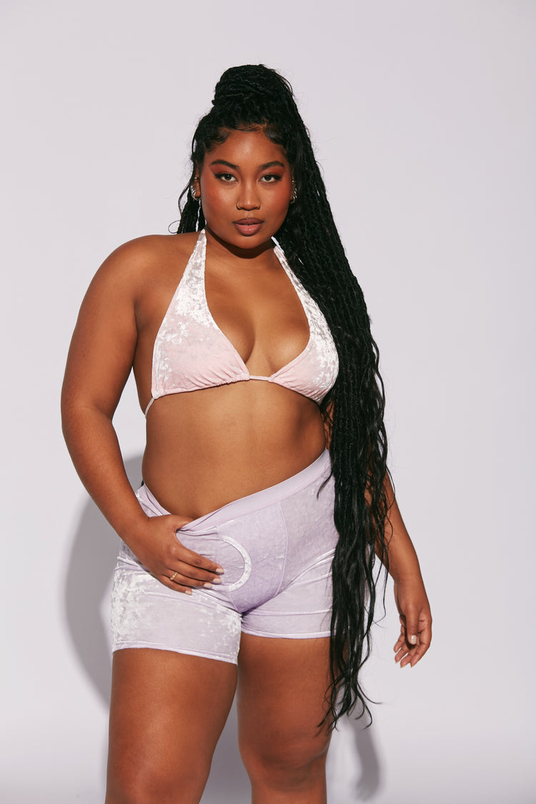 CRUSH BOXER SHORT // LAVENDER FROST