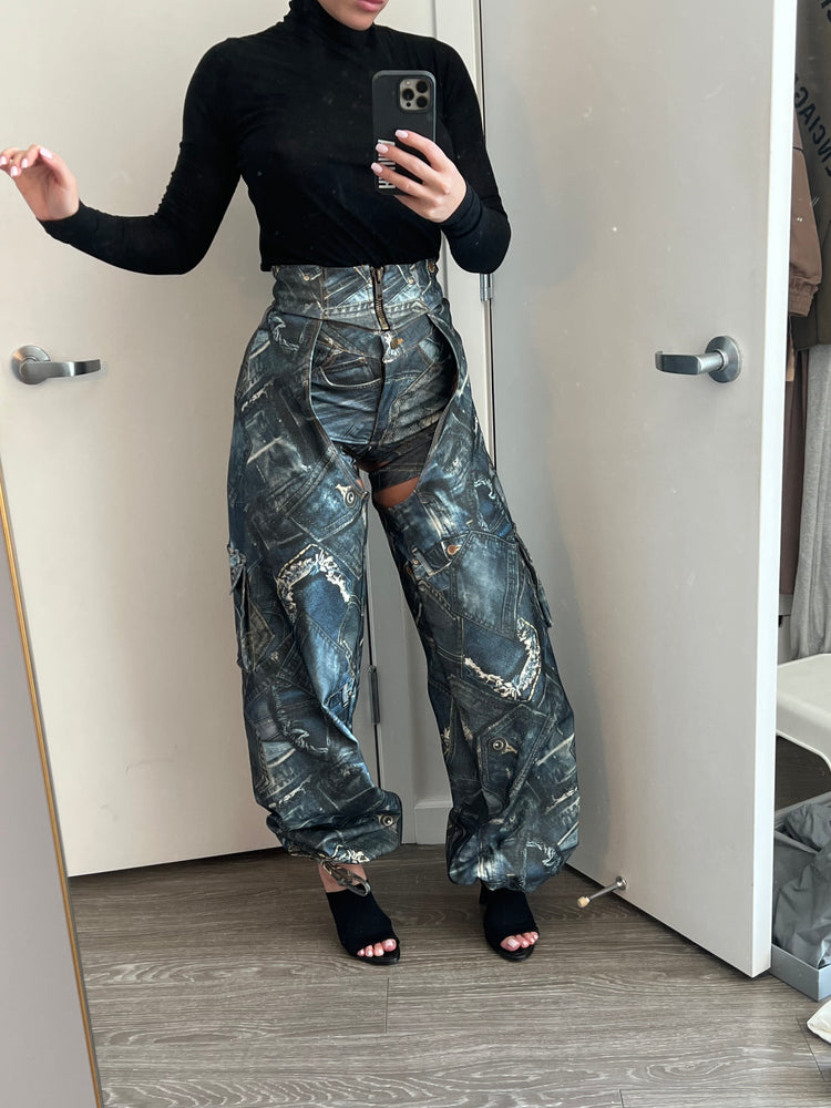 CARGO CHAPS // INDIGO