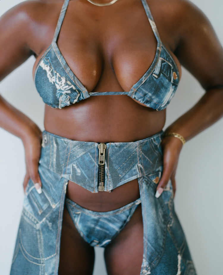 CARGO CHAPS // INDIGO