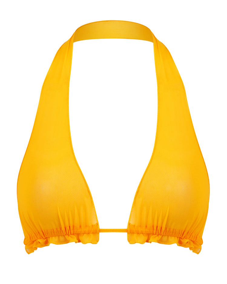 DAINTY RUFFLE BRALETTE 222 // BANANA MARSHMALLOW