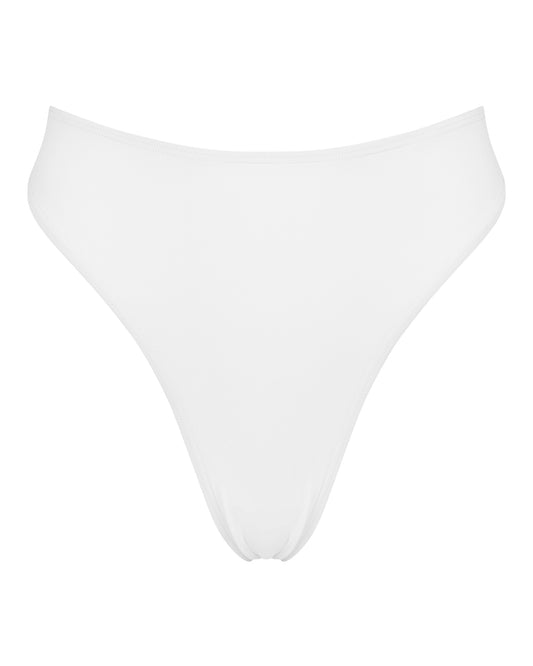 HIGH CUT THONG // SNOW