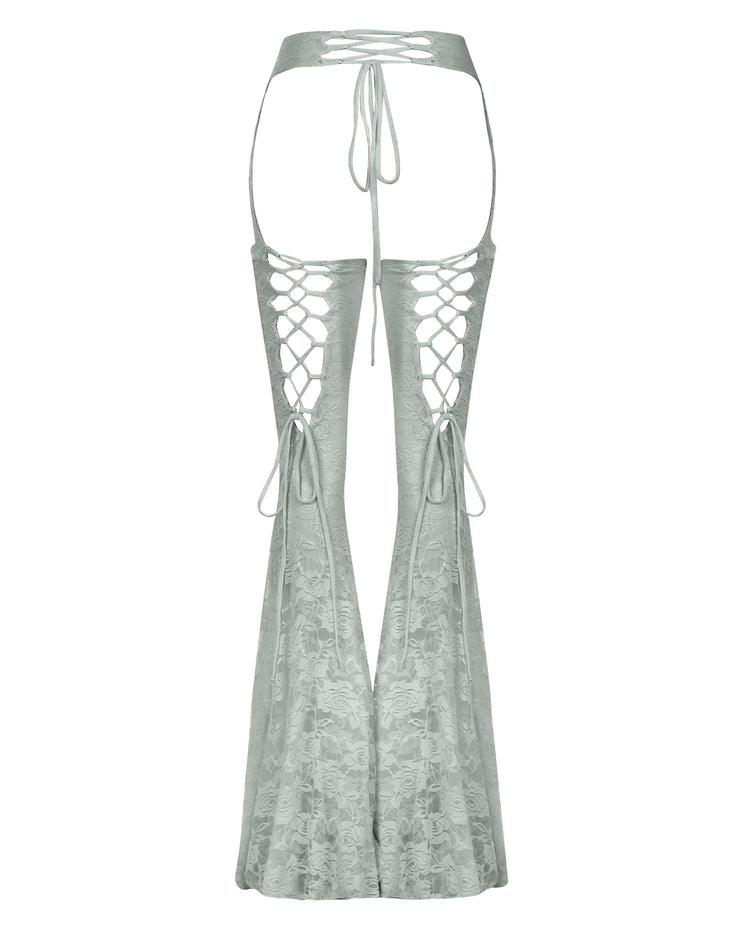 LOVER LACE CHAPS // CLOUD GREY