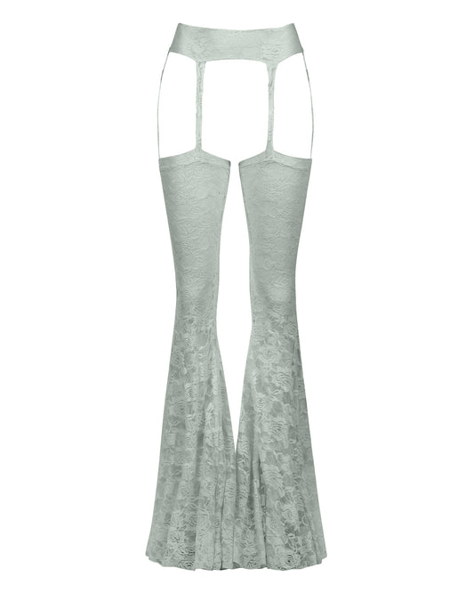 LOVER LACE CHAPS // CLOUD GREY