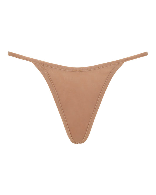 SHEER DELIGHT PANTY // HONEY BEIGE