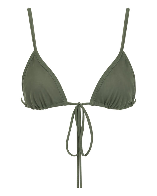 SHEER DELIGHT BRALETTE // SEPIA GREEN