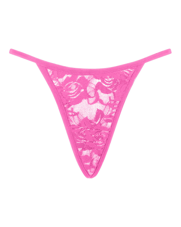 LACY PANTY // HOT PINK