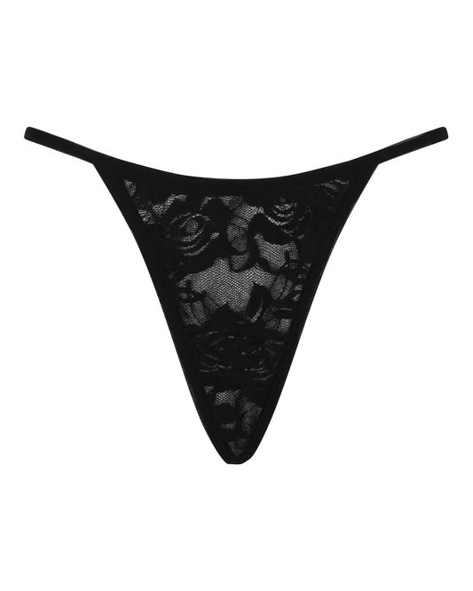 LACY PANTY // BLACK