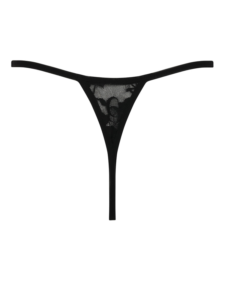 LACY PANTY // BLACK