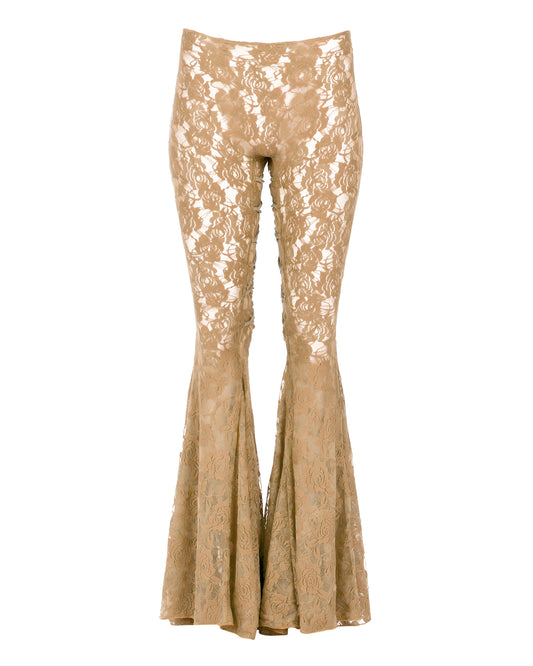 LUVRGRL FLARES // WARM TAUPE