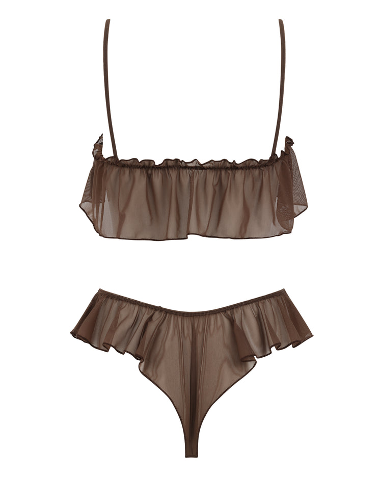 BABYDOLL TANK & TAP SHORT // SWEET COCOA