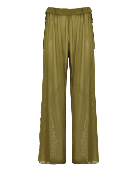 SIDE SPLIT LOUNGE PANT // WET DESERT