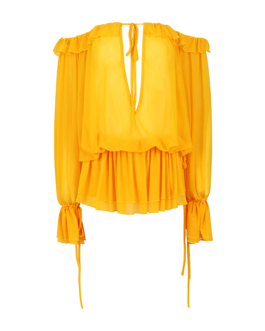 CHEEKY RUFFLE MINI 222 // BANANA MARSHMALLOW